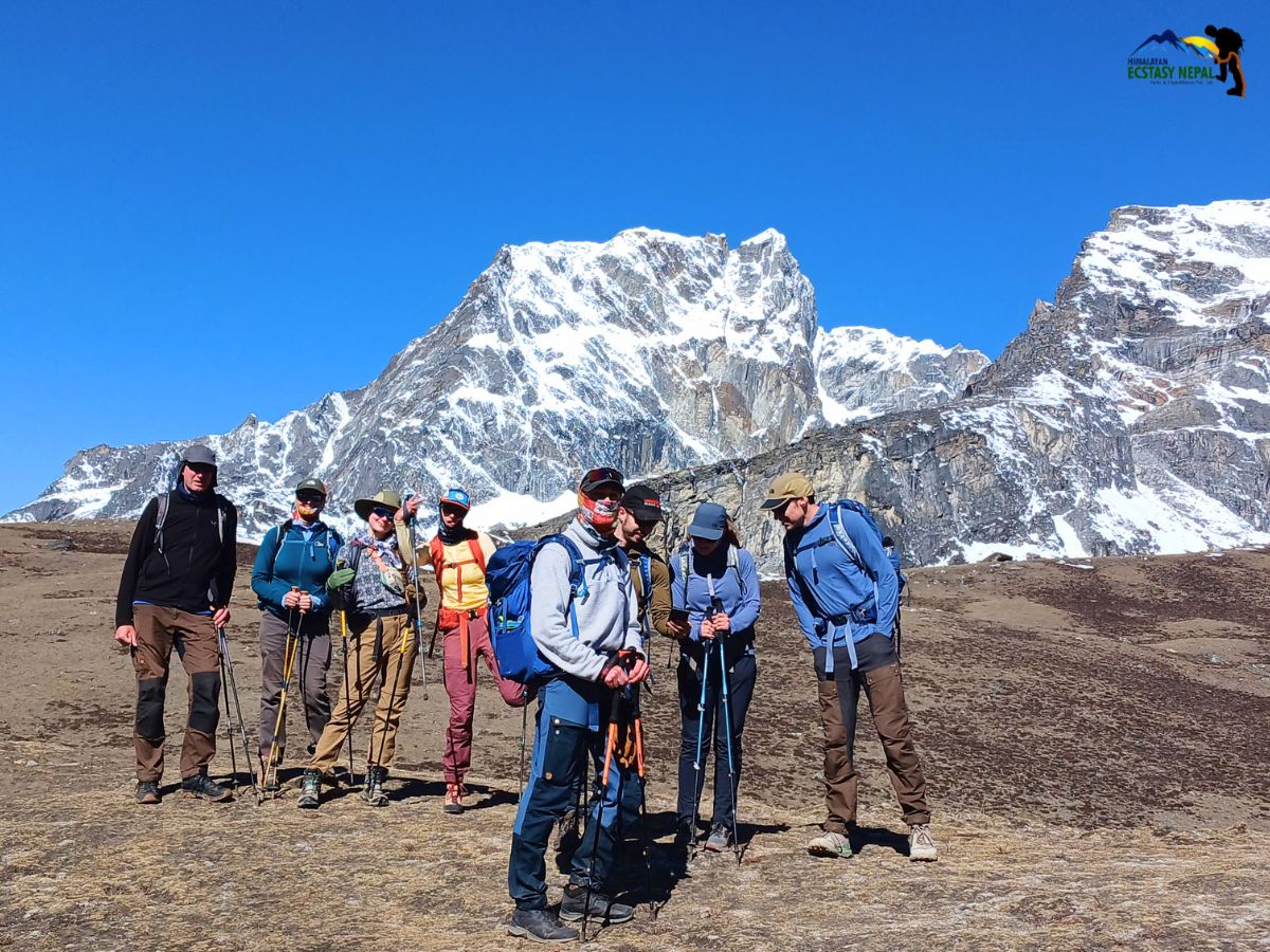 On the way to gorakshep