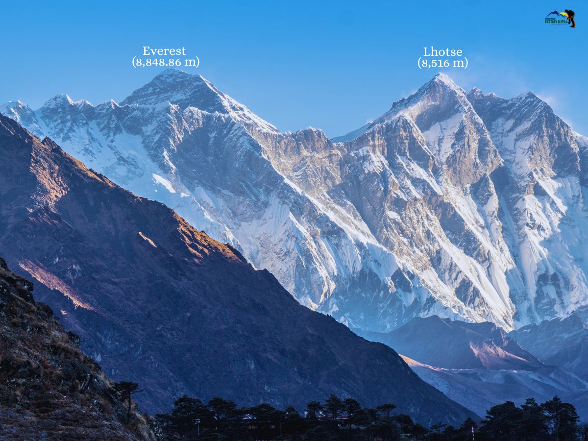 everest and lhotse