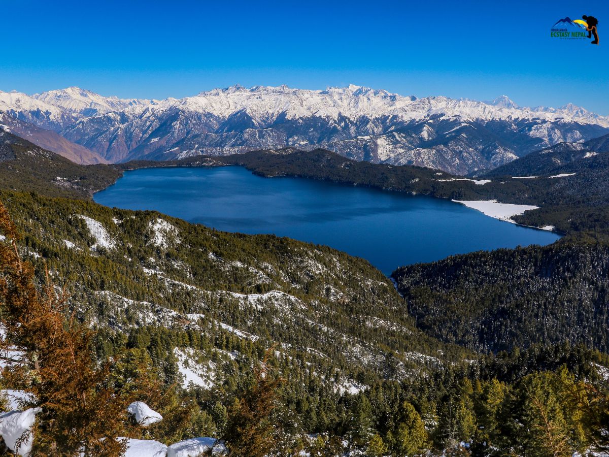 rara lake view from murma