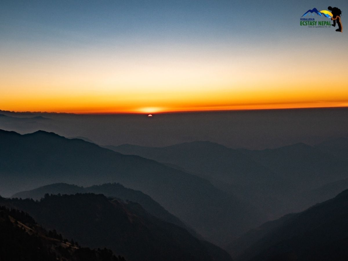 sunrise from mohare danda