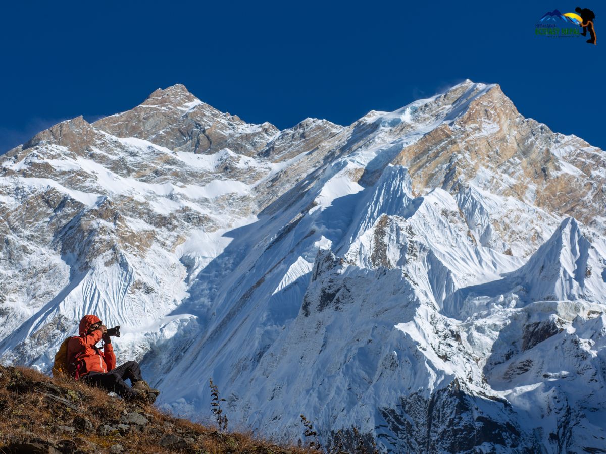 Annapurna I view from basecamp